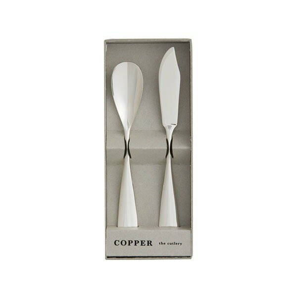COPPER the cutlery アイスクリームスプーン&バターナイフ ペアセット CIB-2SVmi(代引不可)【ポイント10倍】【送料無料】