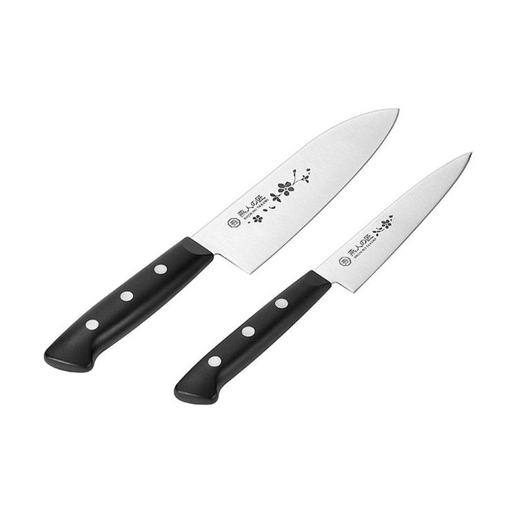 よこやま 三徳包丁170mm&ペティナイフ140mm ETO-501(代引不可)【送料無料】