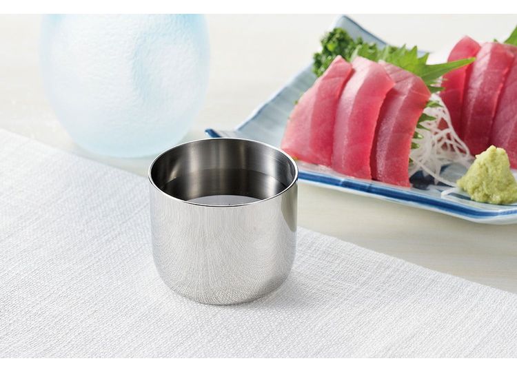リコメン堂のよこやま ステンレスぐい呑み 1PC EJG-200(代引不可)【送料無料】｜アングル2