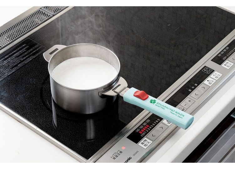 リコメン堂のよこやま ステンレス鍋14cm・着脱ハンドル EJQ-401(代引不可)【送料無料】｜アングル3