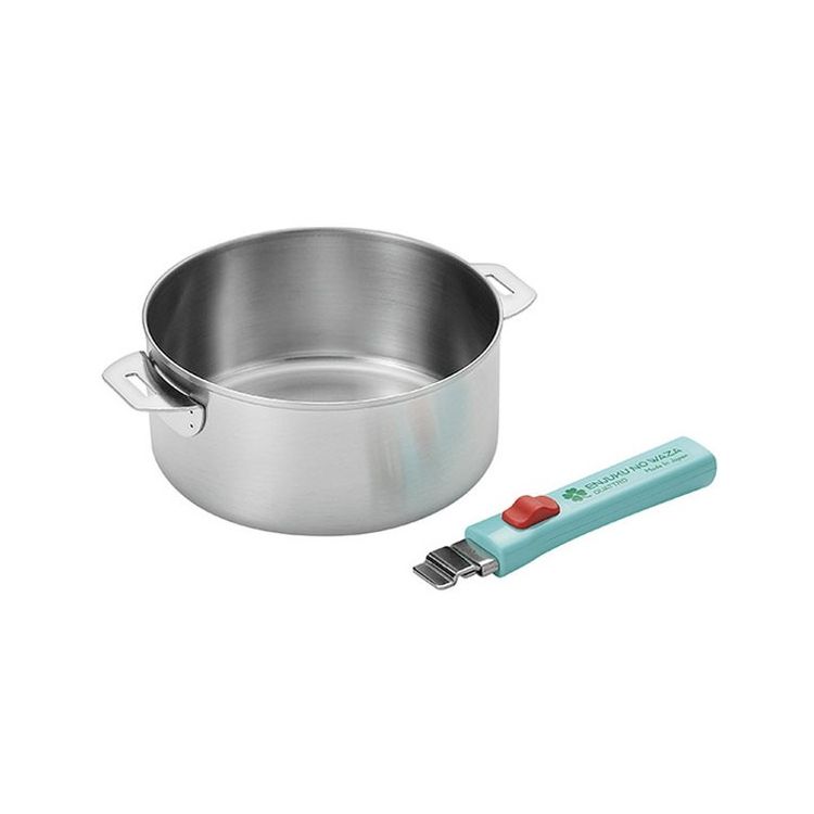 よこやま ステンレス鍋18cm・着脱ハンドル EJQ-500(代引不可)【送料無料】