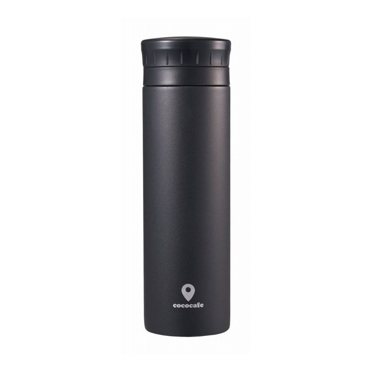 カクセー cococafe -ココカフェ- (パウダーコート)真空二重マグ 300ml チャコール CC-30C(代引不可)