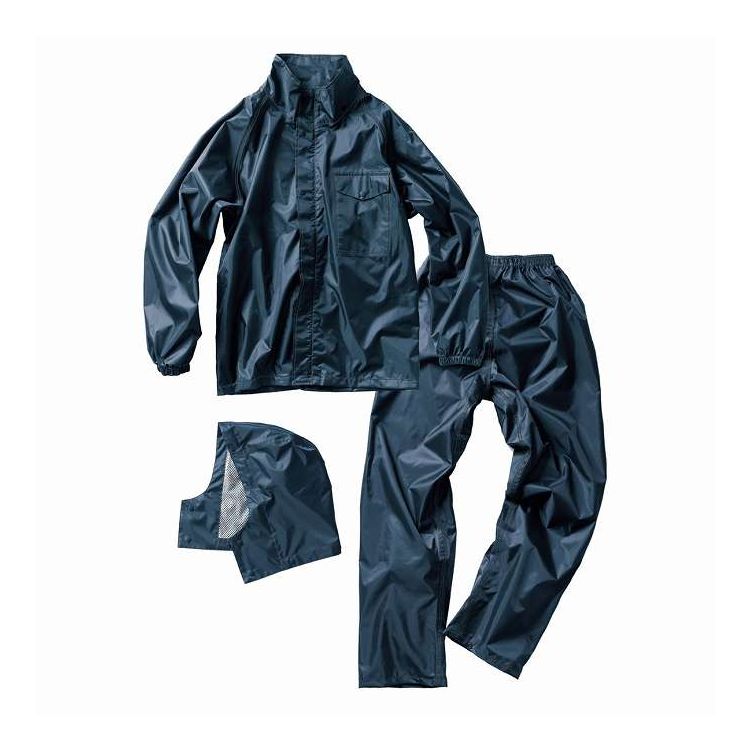 チェンジC0レインスーツ ネイビーEL Makku AS-5050(代引不可)【ポイント10倍】【送料無料】