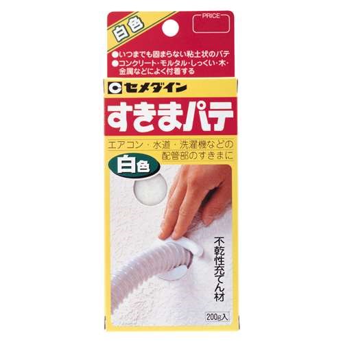 Various Materials - 【単品10個セット】セメダイン すきまパテ 白色 200g HC-146(代引不可)【送料無料】