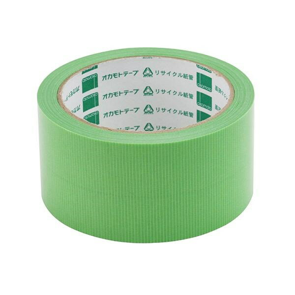 【単品30個セット】オカモト PETクロス養生用テープ若草 No418 50mmX25m 養生テープ 補修 固定 仮止め(代引不可)【送料無料】