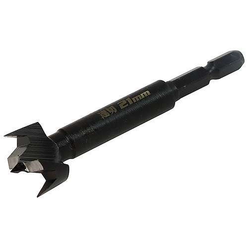Rakuten - SK11 速切木工ボアビット 対辺6.35mm六角軸 穴径21mm SSKW-21H(代引不可)【ポイント10倍】