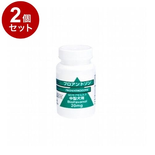 【2個セット】 共立製薬 プロアントゾン 犬用 20mg 60粒【ポイント10倍】【送料無料】