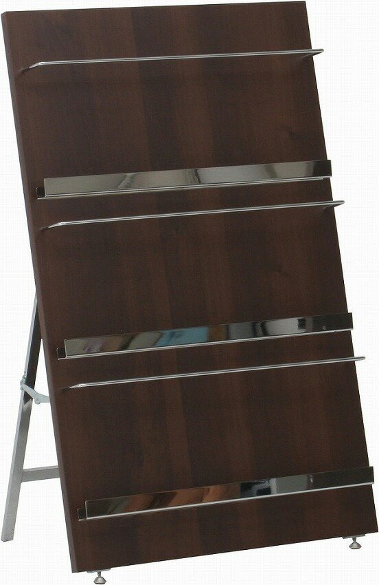 ウッドマガジンラック デコール W580×D350×H900mm PB(PVC) スチール おしゃれ(代引...