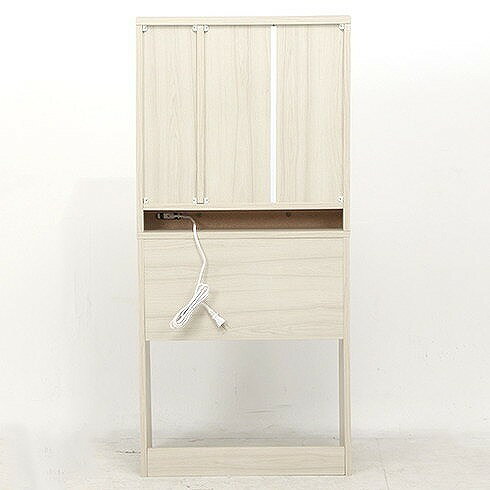 �ɥ�å���(���̶�) ���ġ����դ� W600��D390��H1300mm ������� ��Ǽ �ۥ磻��(����Բ�)������̵����