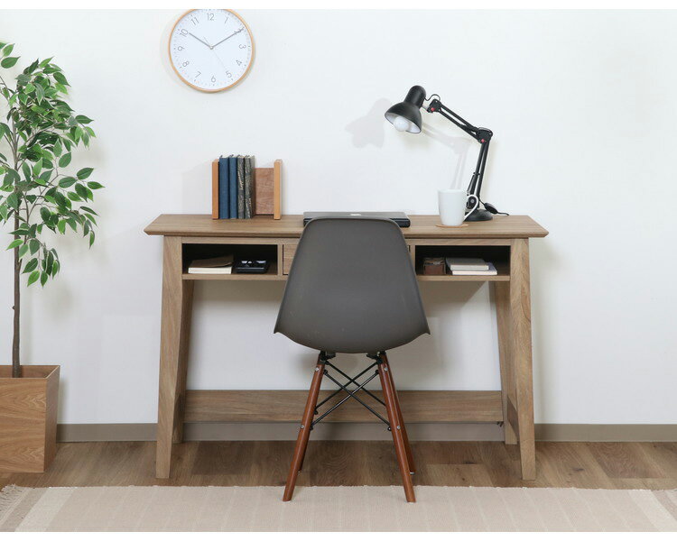 デスク 幅120cm パソコンデスク 木目調 引き出し付き モダン ヴィンテージ 収納 オープン収納 シンプル コンパクト 書斎机 書斎デスク 勉強机 北欧 おしゃれ シンプル コンパクト(代引不可)【送料無料】