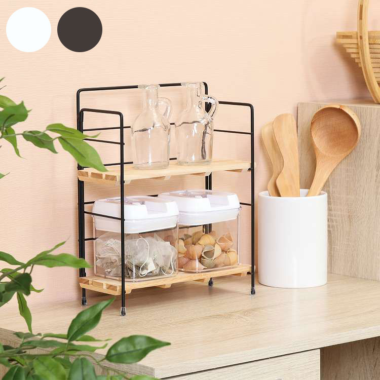 ウッドミニシェルフ BK WH ブラック ホワイト 天然木 本棚 ラック 折りたたみ コンパクト スリム 工具不要 簡単 折りたたみラック デス..