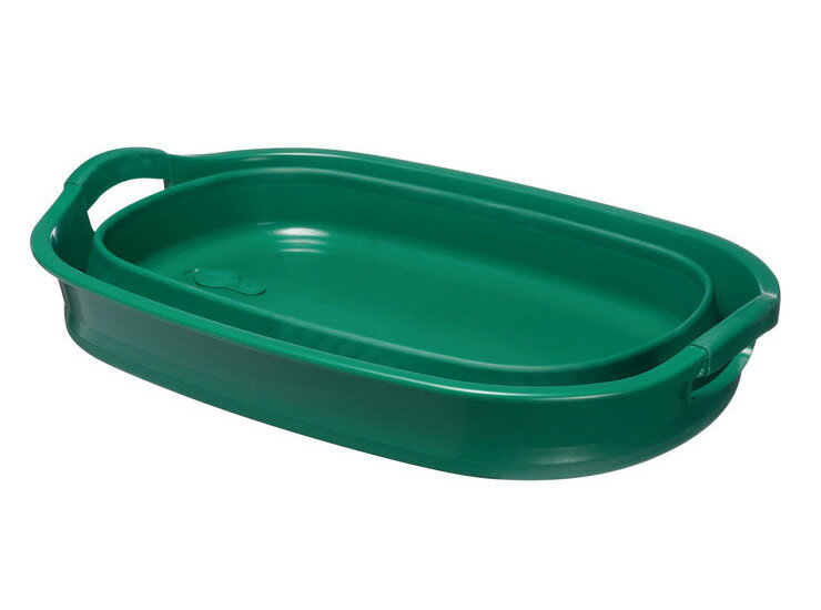 SOFT TUB ソフトタブ プラス 23L グリーン 折りたたみバケツ 折りたたみたらい 伊勢藤 桶 バスケット コンパクト 折り畳み