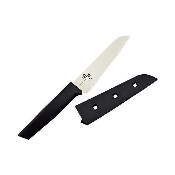 貝印 関孫六 コンパクトナイフ（サヤ付き） DH3342JANコード：4901601206739【商品詳細】刃の素材、刃付け、刃渡りにこだわった日本製のフルーツナイフです。切れ味・その持続性に優れたハイカーボン材を採用、包丁と同じ本格刃付けによって鋭い切れ味を実現、研ぎ直しも可能。収納やアウトドアへの持参に便利なサヤ付きです。≪スペック≫■材質刃体:ハイカーボンステンレス刃物鋼(刃付け形状/両刃付け)柄・サヤ:ポリプロピレン(耐熱温度110℃)【送料について】北海道、沖縄、離島は送料を頂きます。