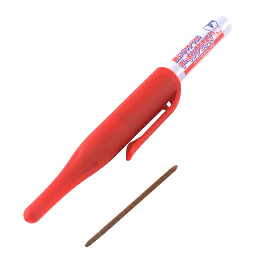 シャチハタ・ロングニブマーカー‐赤・K-710/H-R 大工道具：墨つけ・基準出し：マーカー