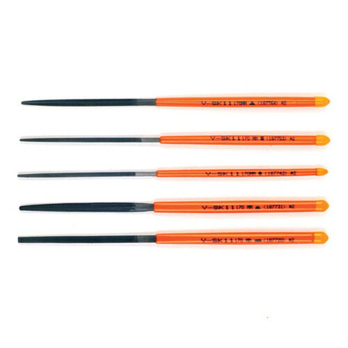 Y−SK11・細工用ヤスリセット‐5本組・NO.8 大工道具：ヤスリ：ヤスリセット【送料無料】