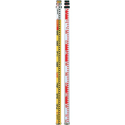 輪胎空氣測量器 - タジマ・ハイスタッフ‐3M3段・HSF-33 大工道具：測定具：測量ツール【送料無料】