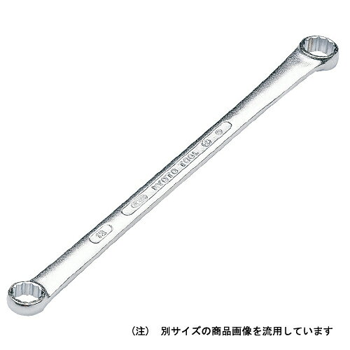 KTC・15゜ロングメガネレンチ・M151-12X14 作業工具：スパナ：ロングメガネレンチ