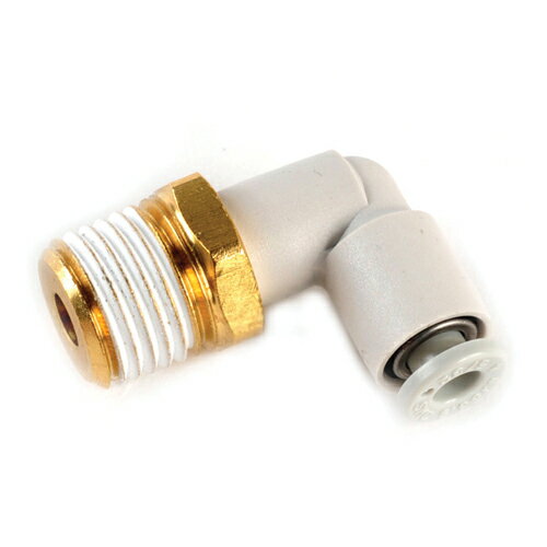 電動工具・エアーツールのエアーカプラKQ2L04-02S。エアー配管用チューブ管継ぎ手。押し込むだけで接続、ワンタッチ分離。確実に簡単に接続。製造元：SMC株式会社。