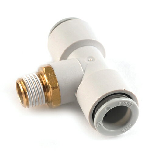 電動工具・エアーツールのエアーカプラKQ2T12-02S。エアー配管用チューブ管継ぎ手。押し込むだけで接続、ワンタッチ分離。確実に簡単に接続。製造元：SMC株式会社。