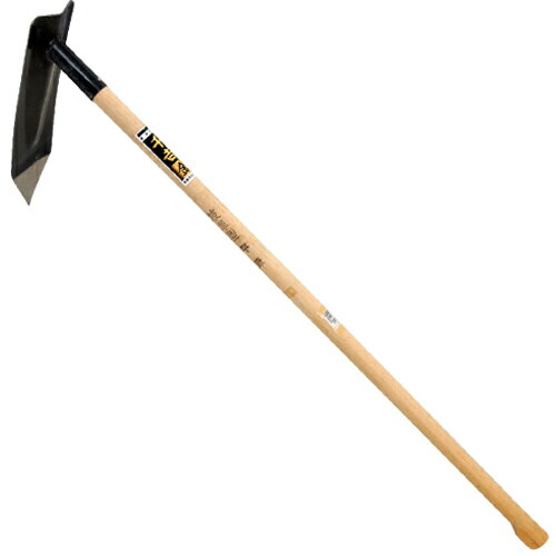 千吉‐金・岐阜型平鍬‐剣型‐鋼付・ 園芸道具：鍬：その他地域鍬【送料無料】