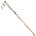 千吉‐金・選べる鍬‐ステン三本爪鍬‐中・1050MM 園芸道具:鍬:特殊鍬【送料無料】