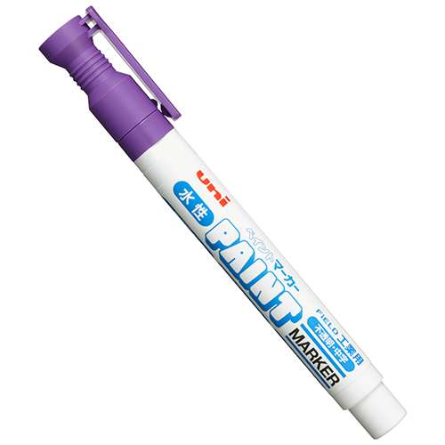 UNI 水性ペイントマーカー紫 PXW2005M.12