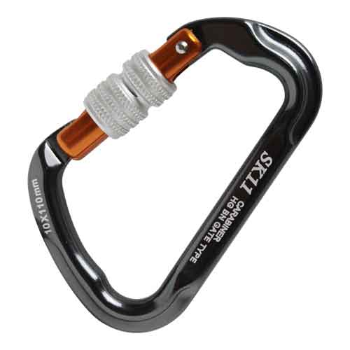 SK11 ロックアルミカラビナ HG SAC-HGNブラック