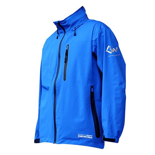【用途】レインウェア。【機能・特徴】ストレッチ性を有する防水・透湿素材を採用しているので作業性に優れています。防水性能を上げるために上衣の全ファスナーにに止水ファスナーを採用しています。ビッグファスナーポケットなので大きめのアイテムも収納可能です。前開き部にファスナーとマジックテープ両方使用しているので、手袋着用時でも脱着がスムーズに行なえます。裾部のフラップ付きアジャスタは長靴やワークブーツにも対応できます。【仕様】●耐水圧12000mm/H2O。●透湿度：5000g/m2/24h.。●サイズ：M。●適応身長：155〜165(cm)。●適応胸囲：84〜92(cm)。●適応胴囲：72〜80(cm)。●色：ブルー。【材質】●表：ポリエステル。●裏：ポリウレタンラミネート加工。【商品サイズ】幅1790×高さ10×奥行660mm　重量590g【注意事項ほか】●汚れを落とすときは中性洗剤を使用して手洗いして下さい。●強い摩擦を加えたり、強くもんだりするのはお避け下さい。●ドライクリーニング・アイロンの使用はお避け下さい。【送料について】北海道、沖縄、離島は送料を頂きます。