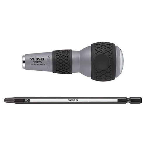 ベッセル ボールグリップ差替貫通DV 230W-3