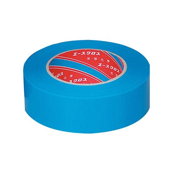 光洋化学 エースクロスFB青中粘着 50mmx25M 養生テープ 仮止め 建築塗装 固定 結束
