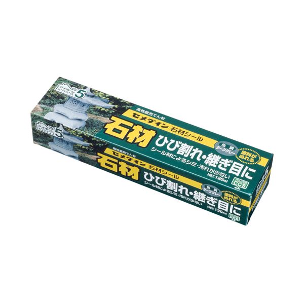 【商品特長】【用途】墓石・表札・石材壁面パネル目地など石材廻りのズレ防止やひび割れ・雨漏れの充填・補修・防水シール。【機能・特徴】速硬化性で石材への汚染が少なくなっています。塗装性も良く、環境に配慮したCCS適品です。抗菌・防カビ剤配合です。【仕様】●内容量：120mL。●色：ダークグレー。【注意事項ほか】●使用にあたっては念のため汚染がないかどうか目立たない場所で確認してください。■商品コード:4901761178839■JANコード:4901761178839■ブランド名:セメダイン■商品名:石材シール ダークグレー■規格:SX-015 120ml【送料について】北海道、沖縄、離島は送料を頂きます。