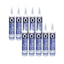 シリコーンシーラント8000 330ml ホワイト 10P【送料無料】