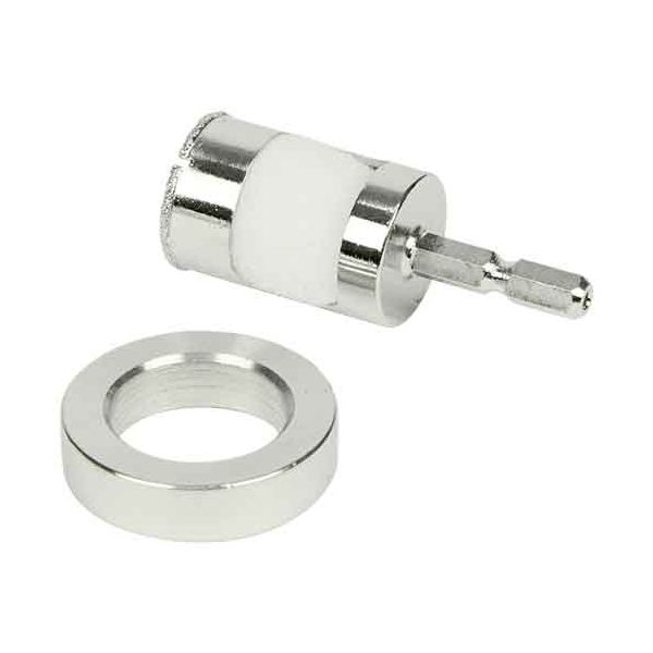 六角軸ダイヤモンドコアドリル 25MM【送料無料】