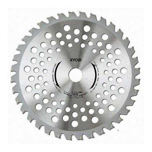 リョービ 刈払機用コブ付チップソー 255X25.4mm40P【送料無料】
