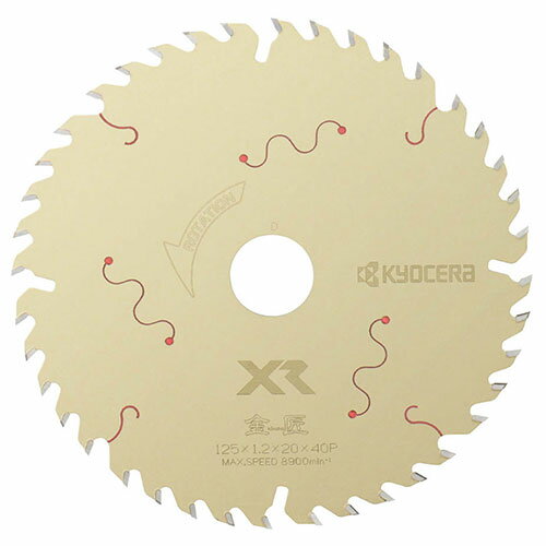 京セラ KYOCERA 金匠レーザスリットチップソー 125x40P【送料無料】