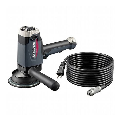 京セラ KYOCERA ポリッシャー(脱着式) RPEG132 コードあり 研磨 車磨き 電子ギヤアクション 脱着コード..