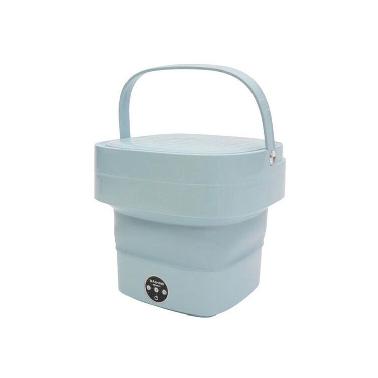 折りたたみ洗濯機 バケツ洗濯機 約4.5L 軽量 コンパクト 取っ手付き 折り畳み 収納 ユニホーム 練習着 ..