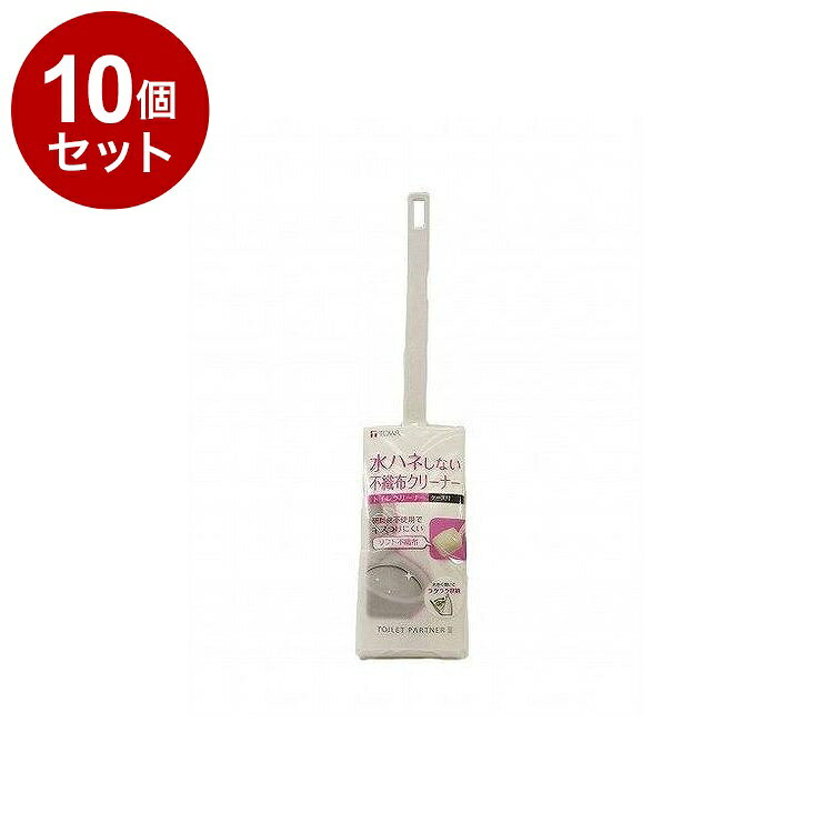 【商品詳細】●水ハネしない不織布クリーナーを収納したケース付きタイプ●フタが大きく開く(※約45度)ので、クリーナーがケースに当たりにくい●シンプルなデザインで、クリーナーをすっきり収納できる●中のクリーナーは、研磨材不使用の、ソフトな不織布タイプ●キズをつけにくく、やさしく洗える●収納時、受け皿にクリーナーがつかず衛生的●クリーナーが乾燥しやすい乾燥窓付きケース●いつも清潔なトイレ空間のお手伝い●目的に合わせて選べる3種類展開(スクエア、クリーナー、ラウンド) ※パッケージデザイン等は予告なく変更されることがあります『サイズ』商品サイズ：幅約8.5×奥行11.1×高さ38cm『重量・内容量』内容量:1個『使用方法』ー『材質・成分』(ケース・柄)ポリプロピレン、(頭)ナイロン 『注意事項』ー『その他』付属品：トイレブラシケース1個『生産国』ベトナム【送料について】北海道、沖縄、離島は送料を頂きます。