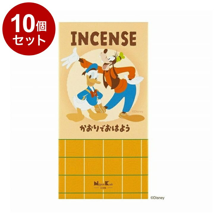 Inkou （Solid Perfume） - 【単品10個セット】 ディズニー インセンス かおりでおはよう 日本香堂【ポイント10倍】【送料無料】