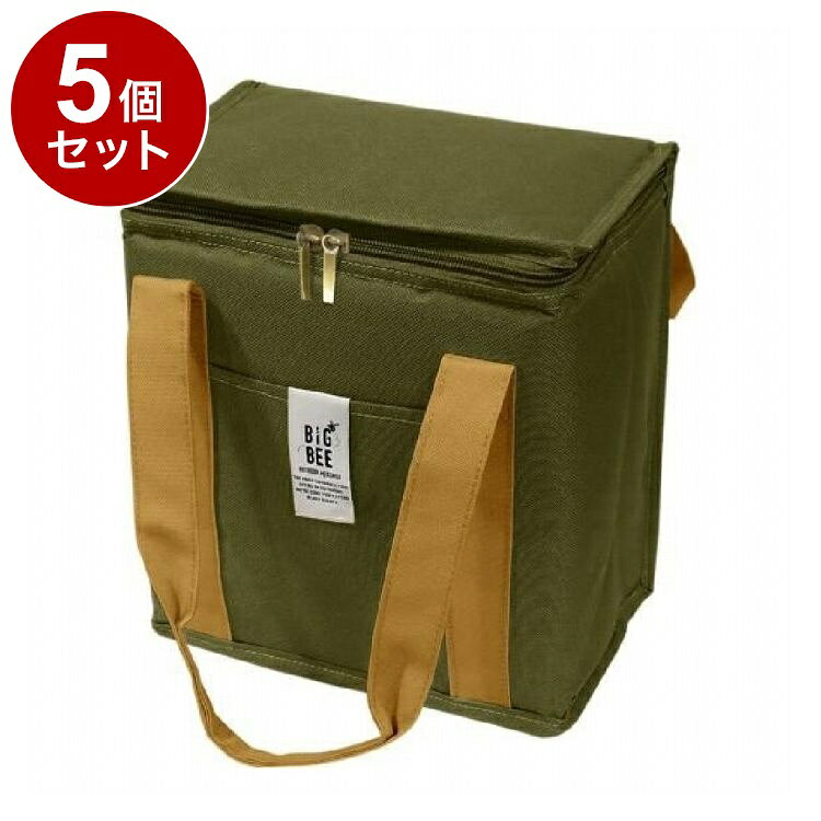 【商品詳細】たっぷり入ってしっかり保冷！●使いやすさとおしゃれさを意識したBIGBEEシリーズ機能的＆便利な日常使いができる保冷バッグです。●落ち着いたベーシックカラーを採用。使いやすさとおしゃれさを意識した、女性だけでなく男性でも持ちやすいデザインです。●たっぷり収納できる便利な保冷バッグです。日常のお買い物はもちろん、ピクニックやキャンプ、スポーツ観戦、運動会などのレジャーシーンでも大活躍。大きめの荷物もしっかり収納できます。●開口部はダブルファスナー仕様で大きく開くため、中身の出し入れがスムーズ。タテ型設計で十分な深さがあり、500mlのペットボトルを最大6本まで立てたまま収納可能です。●ランチバッグとしても使いやすく、お弁当箱や水筒、ペットボトルをまとめて収納できます。荷物をひとつにまとめて持ち運べるので、とても便利です。●普段使いしやすいサイズ感も魅力。持ち手の長さも程よく、手提げや肘掛けのどちらにも対応し、快適に持ち運べます。●バッグ前面には便利な外ポケットを搭載。スマートフォンやカトラリーなどの小物収納に役立ちます。さらに、内側には保冷剤用ポケットを備えており、保冷効果をより長く保つことができます。●毎日のお買い物からアウトドアまで、幅広いシーンで活躍する実用的な保冷バッグです。※メーカーの都合により、パッケージ・仕様等は予告なく変更になる場合がございます。成分:材質：表生地/ポリエステル100%、中材/発砲ポリエチレン、中生地/PEVA生産国:中国メーカー名:株式会社オカトー内容量:内容量：1個サイズ:本体サイズ：約幅230×奥行140×高さ250mm(持ち手含まず)【送料について】北海道、沖縄、離島は送料を頂きます。LINK単品2個セット3個セット4個セット5個セット8個セット10個セット12個セット15個セット18個セット20個セット