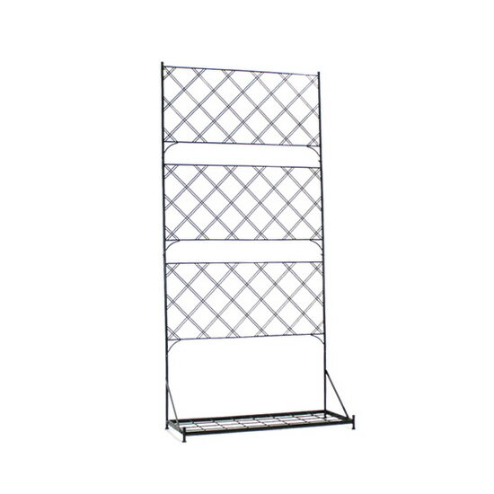 プランター台付 フェンス186 フェンス プランター ハイタイプ アンティーク ガーデン ガーデニング おしゃれ 北欧 庭園(代引不可)