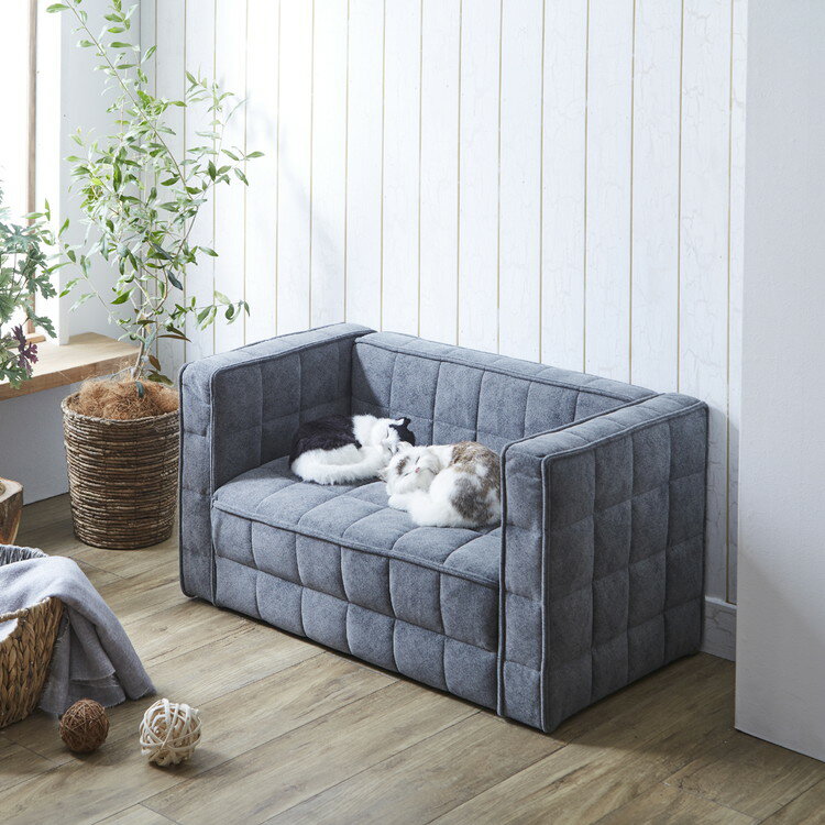 ペット用 猫 犬 ミニソファ 折りたたみソファベッド 引っかき耐性 はっ水生地 ル・コルビジェ LC2風ソファ ペットソファ ペット用ソファ 姫系 ペット 家具 ペット用家具 おしゃれ(代引不可)【送料無料】