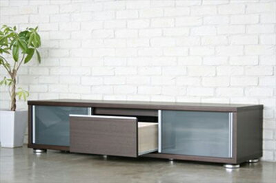 STORM ストーム テレビ台 幅160cm テレビボード テレビ台 木目 テレビラック テレビ台 収納 TV台 TVボード AVラック ブルックリン ブラウン(代引不可)【送料無料】