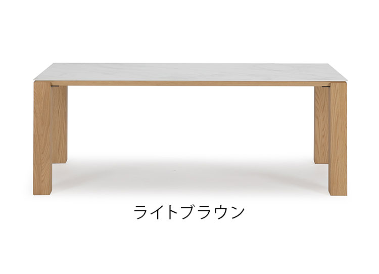ダイニングテーブル 幅180×奥行90cm 木製 テーブル セラミック 高級感 天板 デスク 机 リビングテーブル ダイニングテーブル ブラウン ローテーブル 在宅勤務 リモートワーク(代引不可)【送料無料】 rcmd-36181175 リコメン堂 サンプル画像3