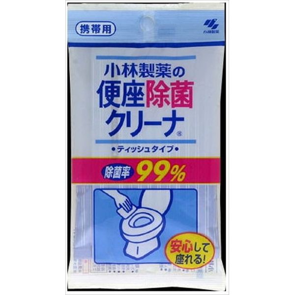 小林製薬 便座除菌クリーナ 携帯用ティッシュタイプ 10枚 衛生用品 健康維持 その...