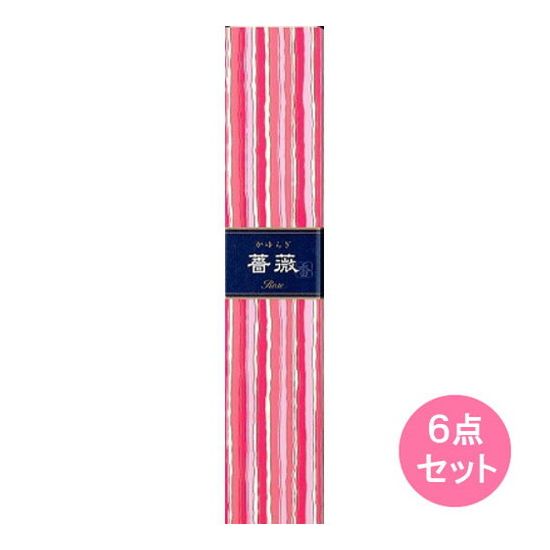 乐天商城 - 日本香堂 かゆらぎスティック 薔薇(40G ) 6点セット(代引不可)【送料無料】