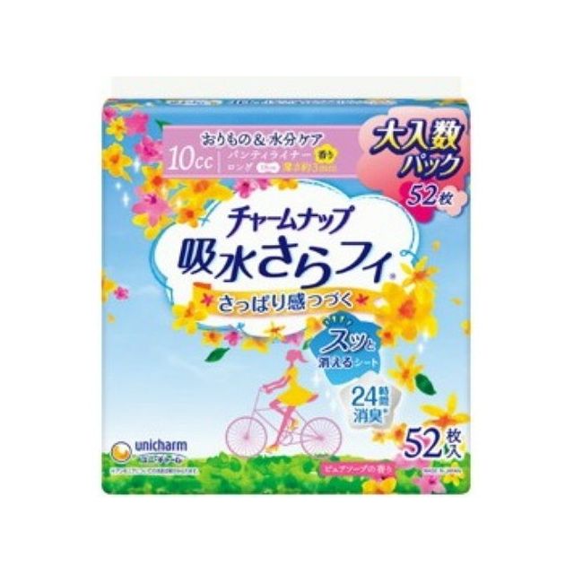 ユニ・チャーム チャームナップ吸水さらフィロングパンティライナー香り52枚(代引不可)