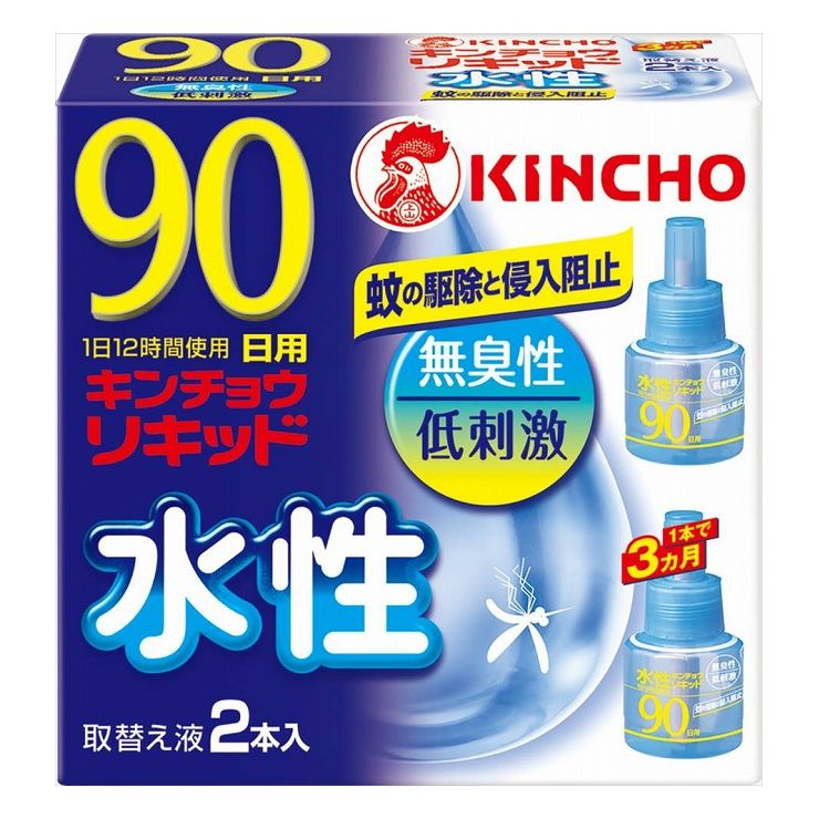 こちらの商品は単品商品が3個セットでの販売となります。90日用のロングタイプ。お手持ちのどのキンチョウリキッド器具でも使えます。低刺激・無香料タイプのお得な2本入りです。商品区分:防除用医薬部外品製造国:日本メーカー名:大日本除虫菊サイズ/容量:2本単品JAN:4987115230996殺虫剤 ハエ・蚊 液体蚊取り※メーカーの都合により予告なくパッケージが変更となる場合がございます。　それに伴う商品の交換、返品、キャンセル等は受け付けておりませんのでご了承の上お買い求めください。【代引きについて】こちらの商品は、代引きでの出荷は受け付けておりません。【送料について】北海道、沖縄、離島は送料を頂きます。