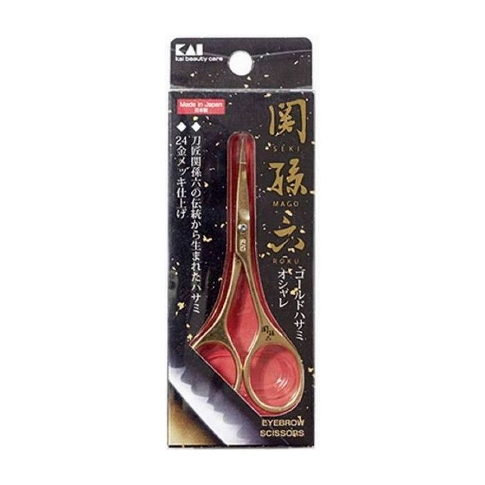 貝印 関孫六 ゴールドハサミ(オシャレ) 日用品 日用消耗品 雑貨品(代引不可)【送料無料】