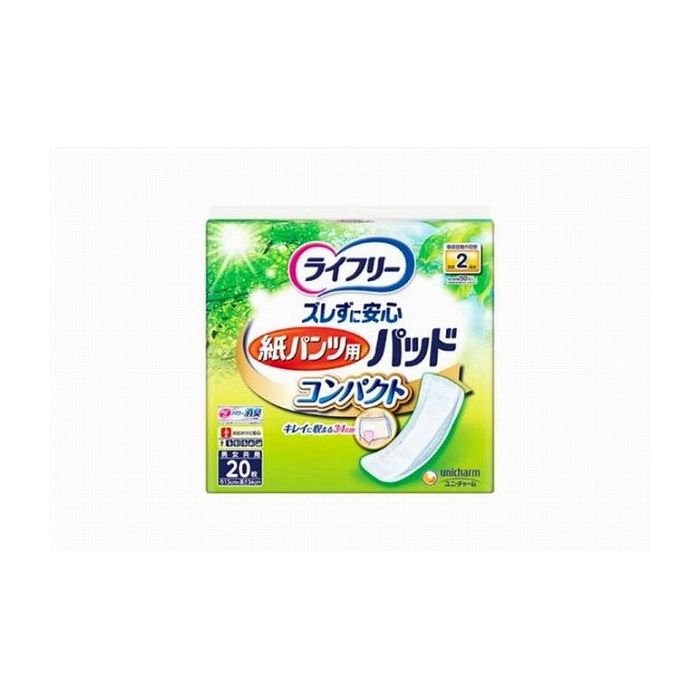 超うすパンツにキレイに収まるサイズで、アウターの下着らしさや薄さを活かすパンツ用パッドです。1、超うすパンツに収まる長さ34cm、幅13cmサイズ設計2、吸収体中央部がW字に変形し違和感軽減3、紙パンツにぴったりフィットする全面ズレ止めテープ採用。商品区分:日用雑貨品・他製造国:日本メーカー名:ユニ・チャームサイズ/容量:20枚単品JAN:4903111529087介護用品 大人用オムツ 大人用オムツ　尿とりパッド【代引きについて】こちらの商品は、代引きでの出荷は受け付けておりません。【送料について】北海道、沖縄、離島は送料を頂きます。※メーカーの都合によりパッケージ、内容等が変更される場合がございます。当店はメーカーコード（JANコード）で管理をしている為それに伴う返品、返金等の対応は受け付けておりませんのでご了承の上お買い求めください。